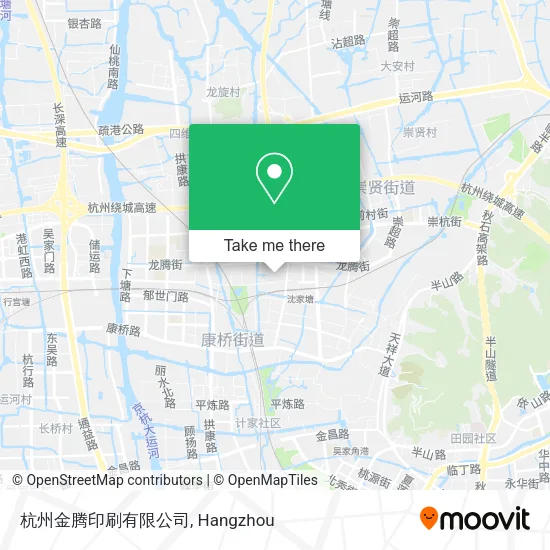 杭州金腾印刷有限公司 map
