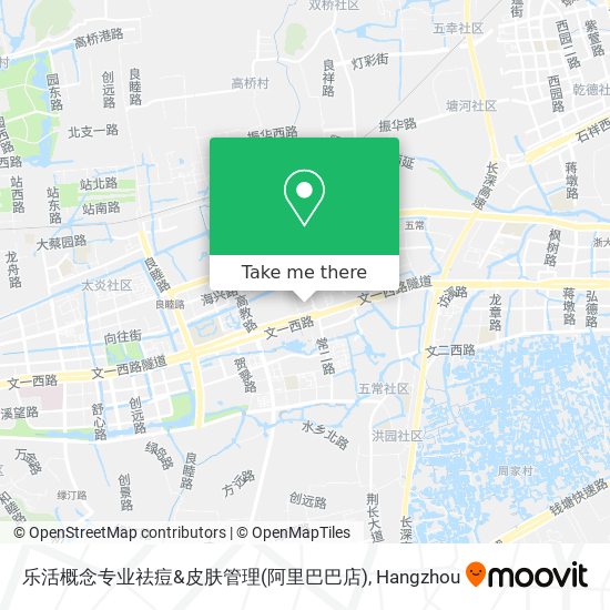 乐活概念专业祛痘&皮肤管理(阿里巴巴店) map