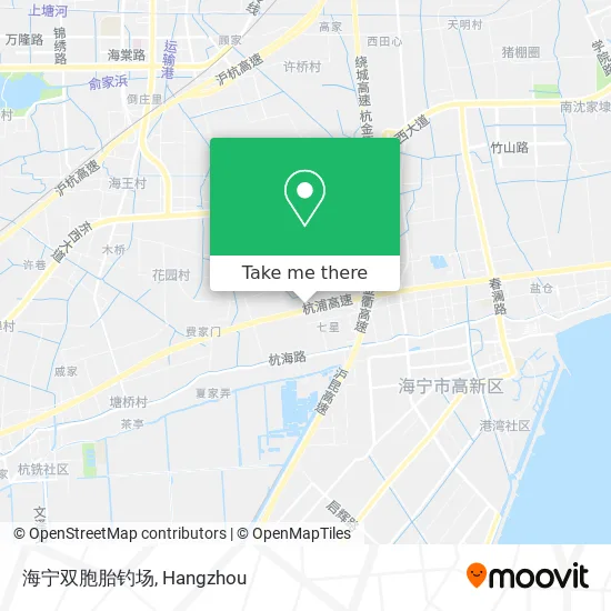 海宁双胞胎钓场 map