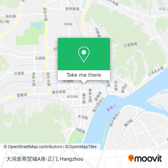 大润发商贸城A座-正门 map