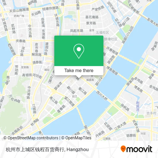 杭州市上城区钱程百货商行 map