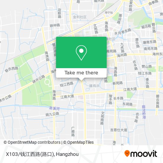 X103/钱江西路(路口) map