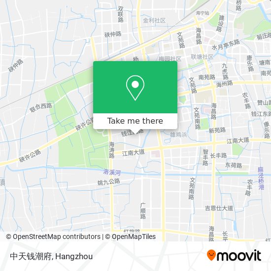中天钱潮府 map