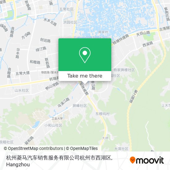 杭州菱马汽车销售服务有限公司杭州市西湖区 map