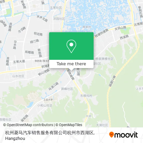 杭州菱马汽车销售服务有限公司杭州市西湖区 map