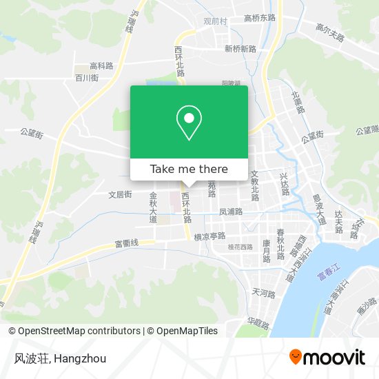 风波荘 map