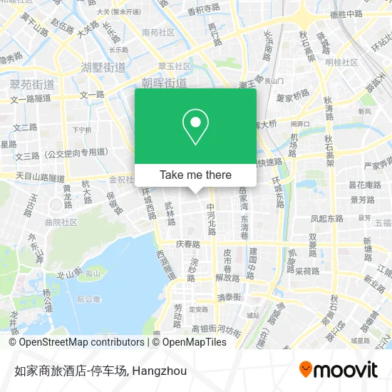 如家商旅酒店-停车场 map