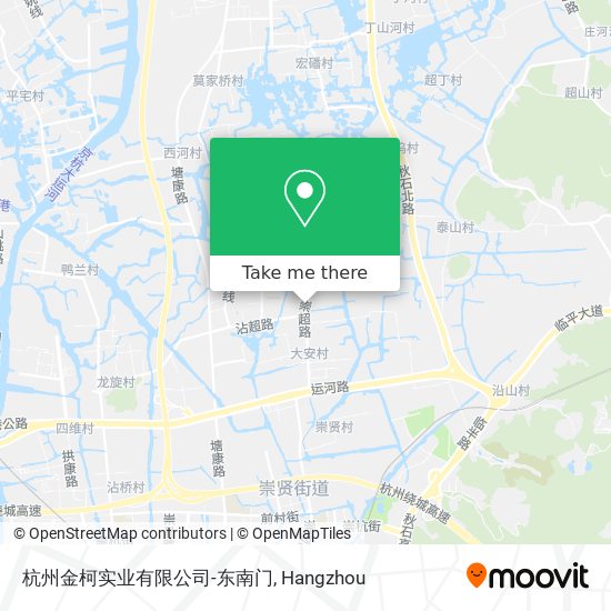 杭州金柯实业有限公司-东南门 map