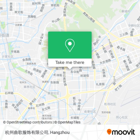 杭州曲歌服饰有限公司 map
