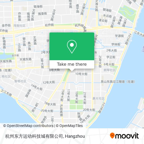 杭州东方运动科技城有限公司 map