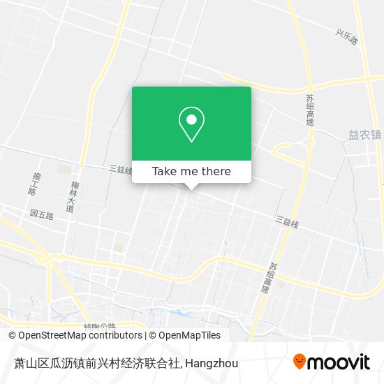 萧山区瓜沥镇前兴村经济联合社 map