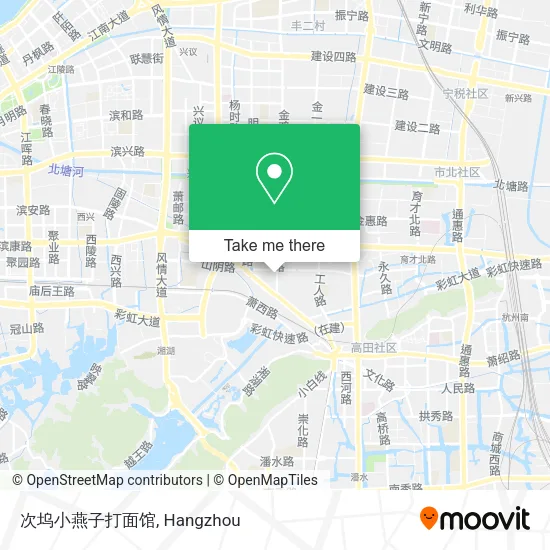 次坞小燕子打面馆 map