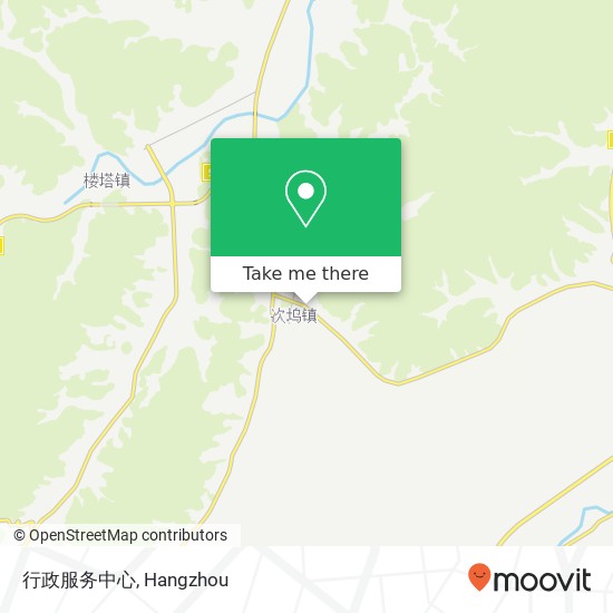 行政服务中心 map
