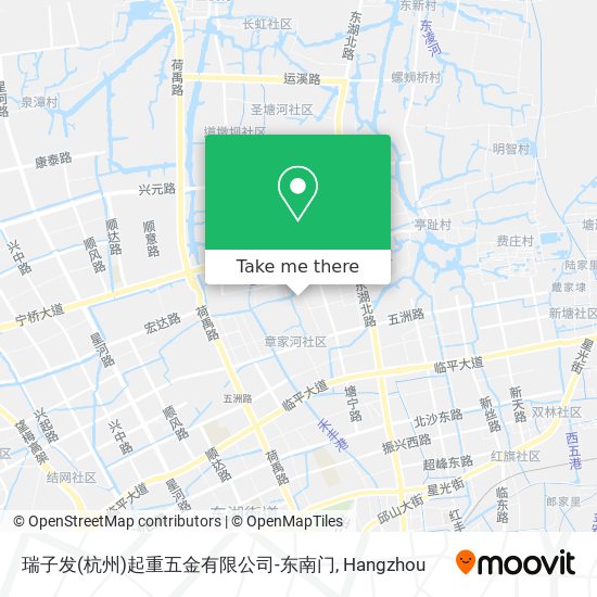 瑞子发(杭州)起重五金有限公司-东南门 map