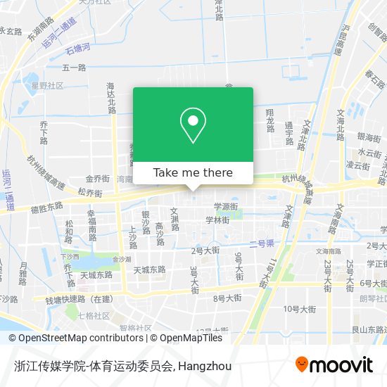 浙江传媒学院-体育运动委员会 map