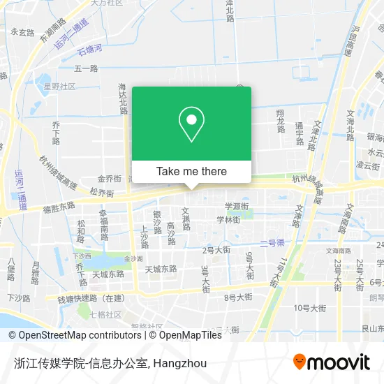 浙江传媒学院-信息办公室 map