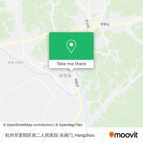 杭州市富阳区第二人民医院-东南门 map