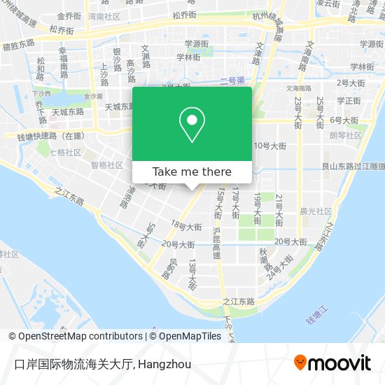 口岸国际物流海关大厅 map