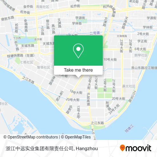浙江中远实业集团有限责任公司 map