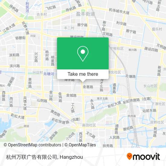 杭州万联广告有限公司 map