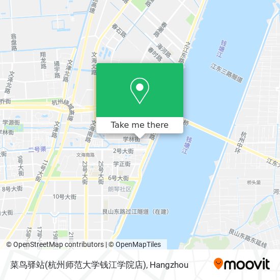 菜鸟驿站(杭州师范大学钱江学院店) map