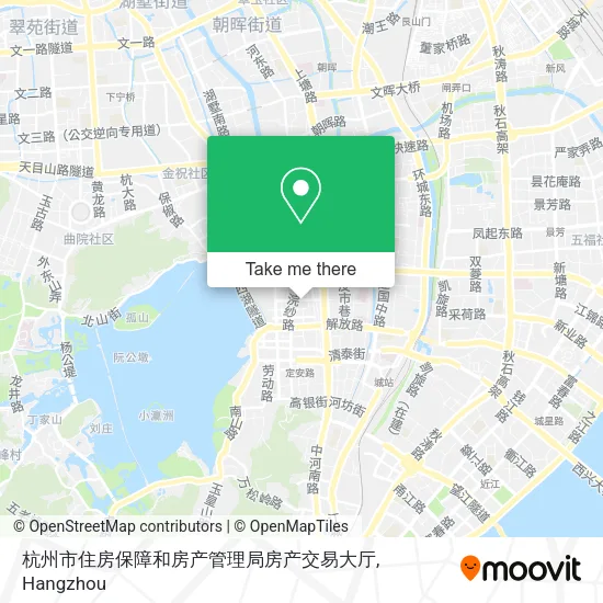 杭州市住房保障和房产管理局房产交易大厅 map