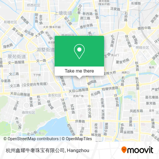杭州鑫耀牛奢珠宝有限公司 map