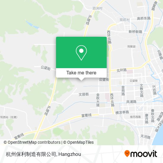 杭州保利制造有限公司 map