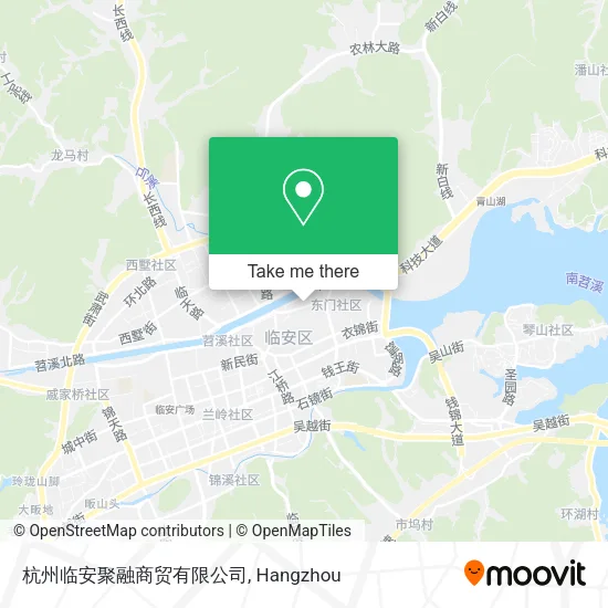 杭州临安聚融商贸有限公司 map