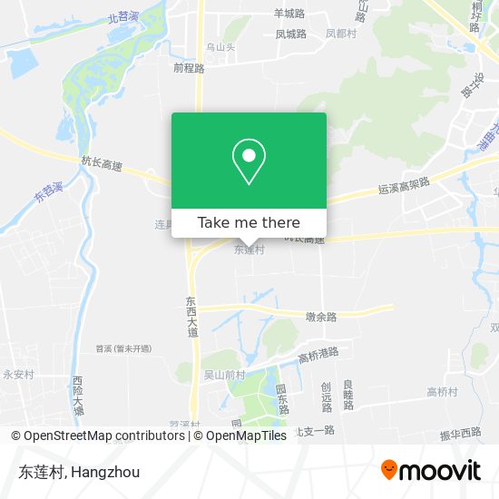 东莲村 map