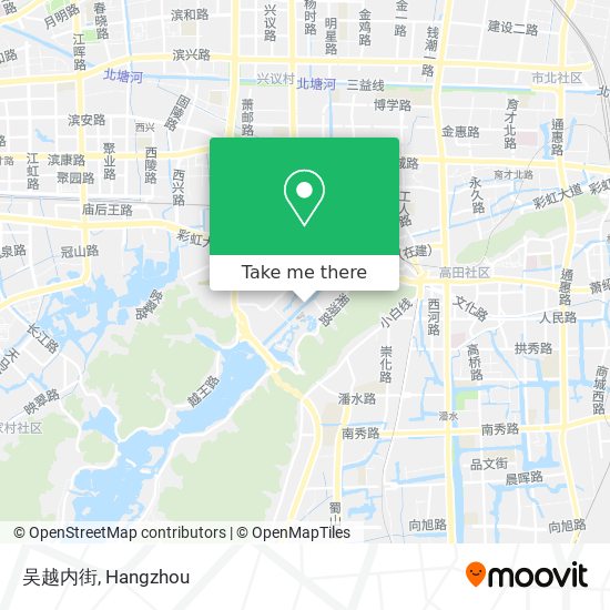吴越内街 map