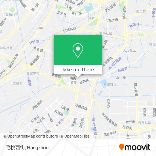 毛桃西街 map