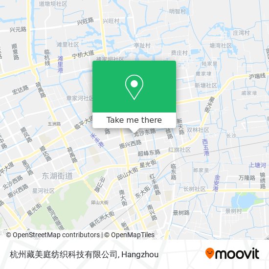 杭州藏美庭纺织科技有限公司 map
