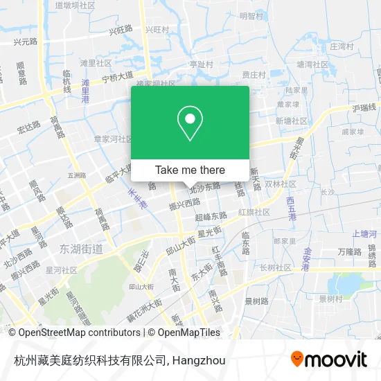 杭州藏美庭纺织科技有限公司 map