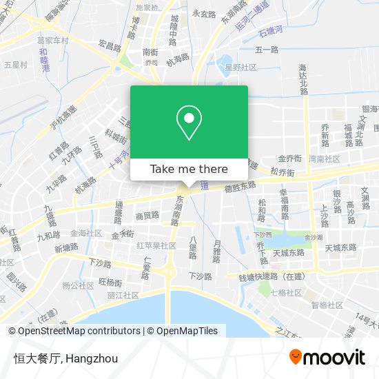 恒大餐厅 map