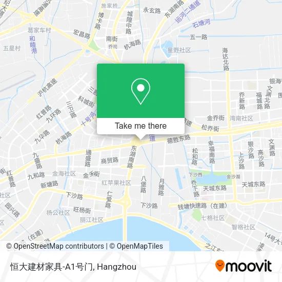 恒大建材家具-A1号门 map
