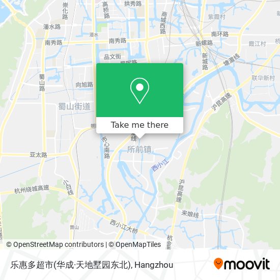 乐惠多超市(华成·天地墅园东北) map