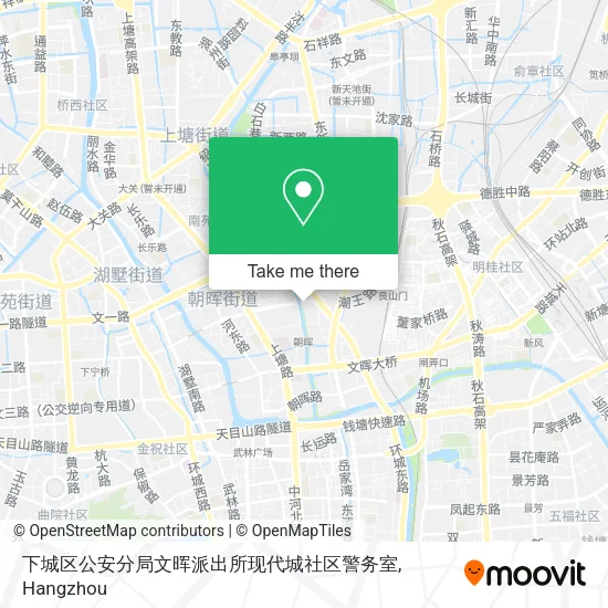 下城区公安分局文晖派出所现代城社区警务室 map