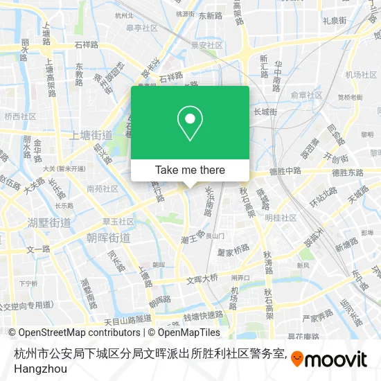 杭州市公安局下城区分局文晖派出所胜利社区警务室 map