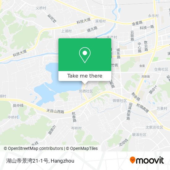 湖山帝景湾21-1号 map