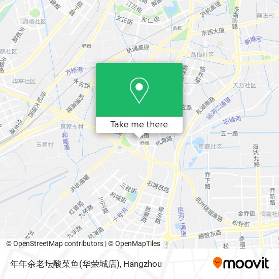 年年余老坛酸菜鱼(华荣城店) map