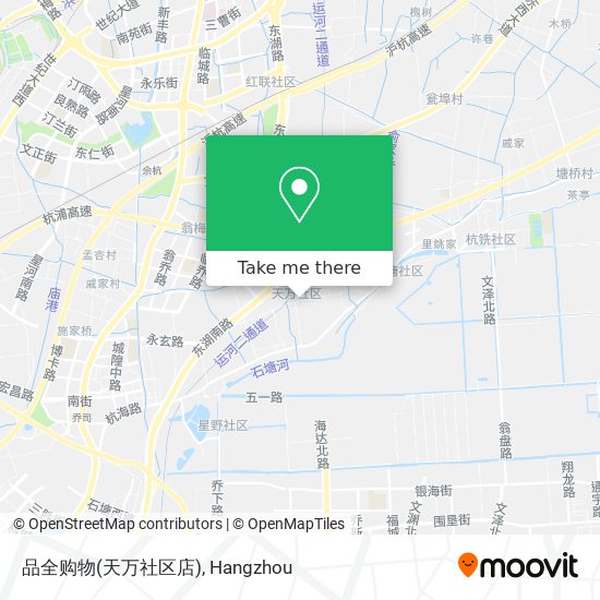品全购物(天万社区店) map