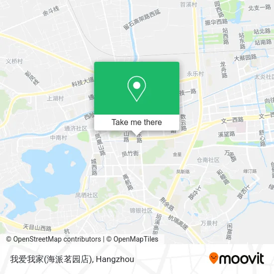 我爱我家(海派茗园店) map