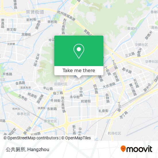 公共厕所 map