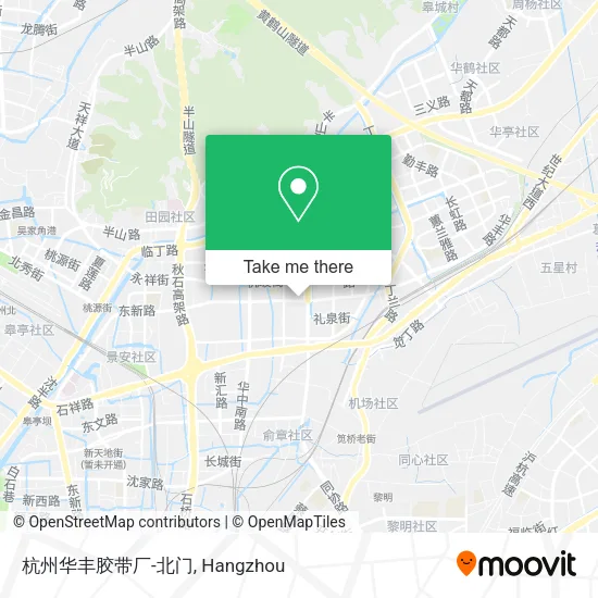杭州华丰胶带厂-北门 map