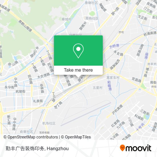 勤丰广告装饰印务 map