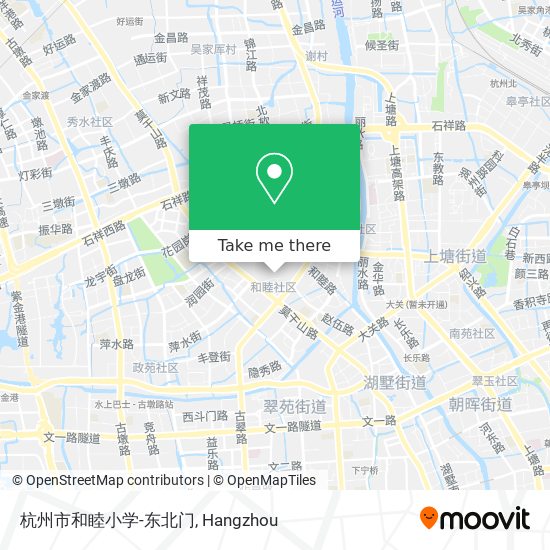 杭州市和睦小学-东北门 map