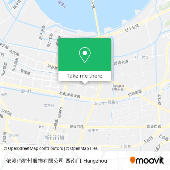 依浚俏杭州服饰有限公司-西南门 map