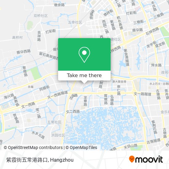 紫霞街五常港路口 map