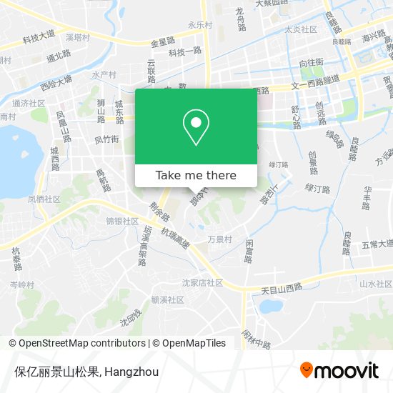 保亿丽景山松果 map